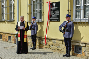 Poświęcenie tablicy pamiątkowej.