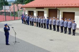 Policjanci nominowani na wyższe stopnie policyjne.