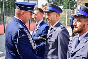 Wręczenie odznaczeń NSZZ Policjantów.