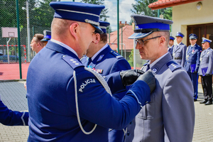 Wręczenie odznaczeń NSZZ Policjantów.