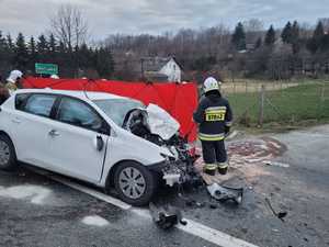 Toyota Auris biorąca udział w zdarzeniu